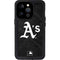 MLB Oakland Athletics Dark Wash iPhone 15 Pro Waterproof Case